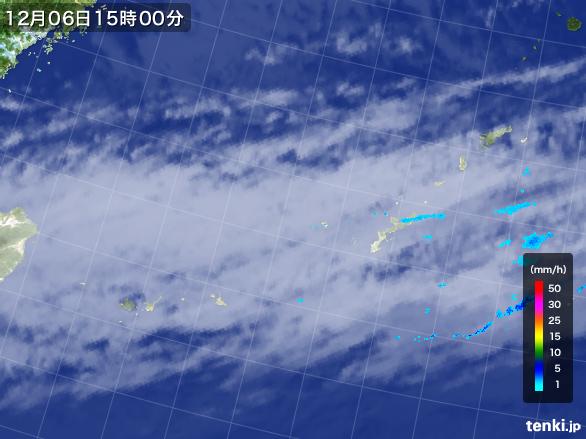実況天気図(2016年12月06日)