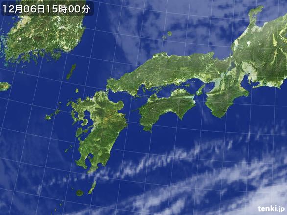 実況天気図(2016年12月06日)