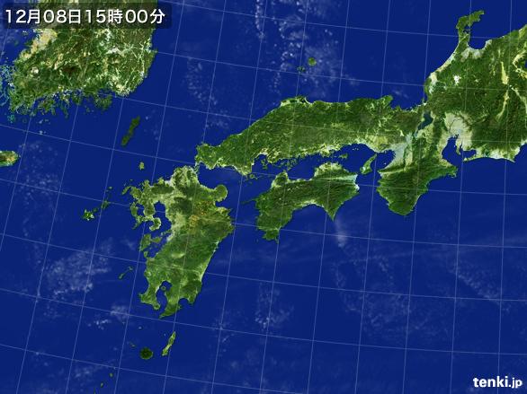 実況天気図(2016年12月08日)