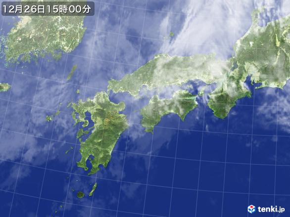 実況天気図(2016年12月26日)