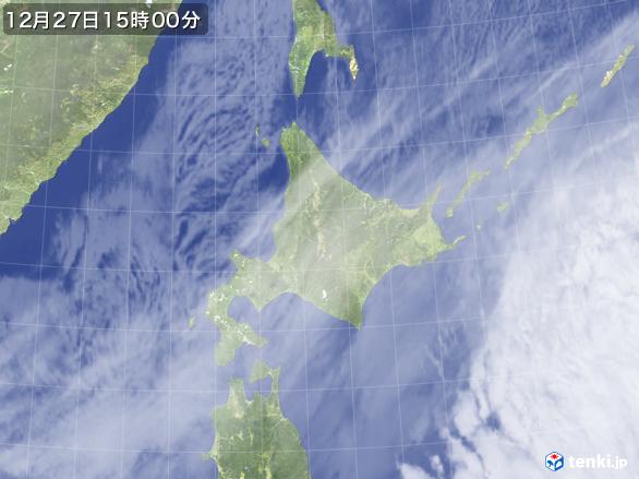 実況天気図(2016年12月27日)