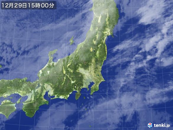 実況天気図(2016年12月29日)