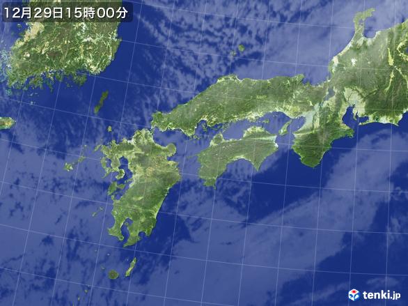 実況天気図(2016年12月29日)