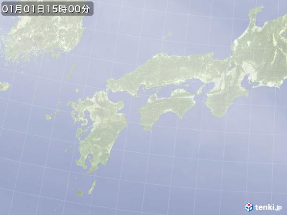 実況天気図(2017年01月01日)