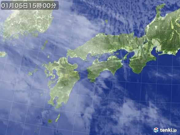 実況天気図(2017年01月05日)