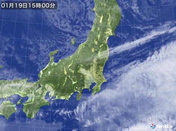実況天気図(2017年01月19日)