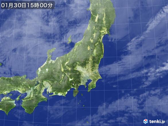実況天気図(2017年01月30日)