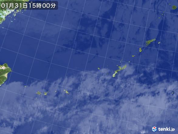 実況天気図(2017年01月31日)