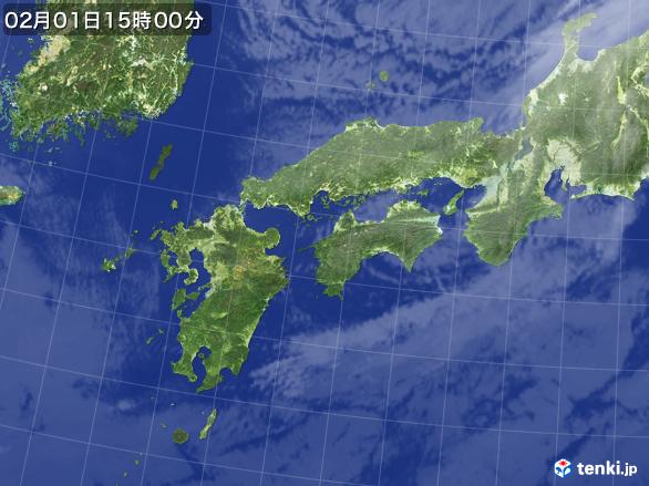 実況天気図(2017年02月01日)