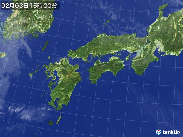 実況天気図(2017年02月03日)