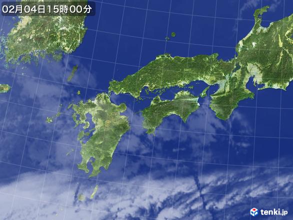 実況天気図(2017年02月04日)