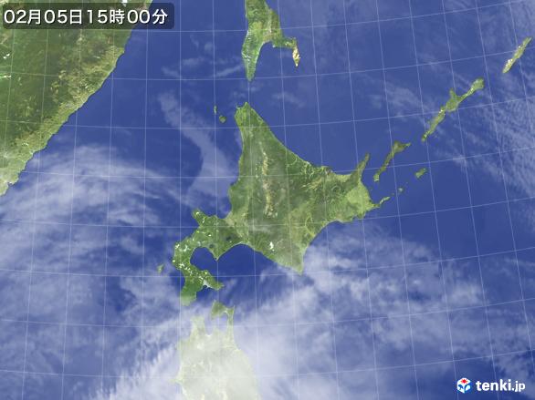 実況天気図(2017年02月05日)