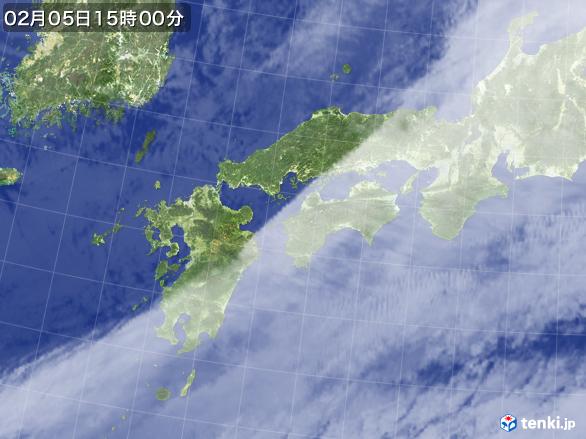 実況天気図(2017年02月05日)