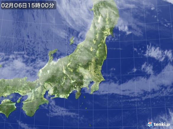 実況天気図(2017年02月06日)