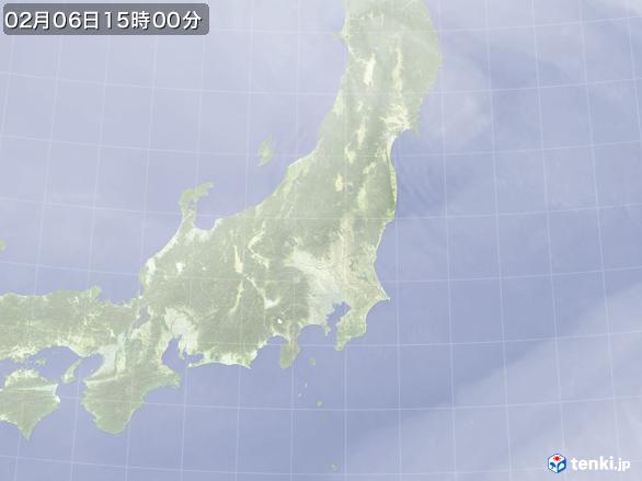 実況天気図(2017年02月06日)