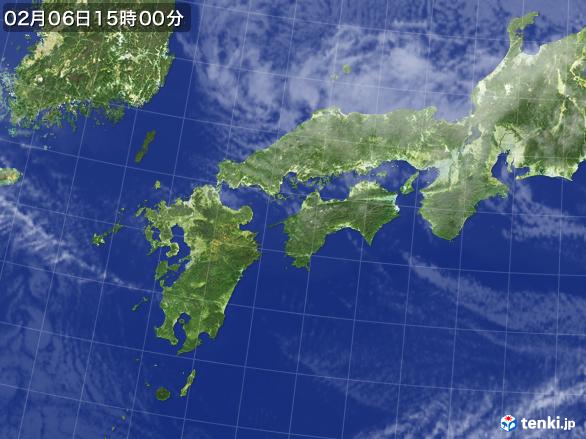 実況天気図(2017年02月06日)