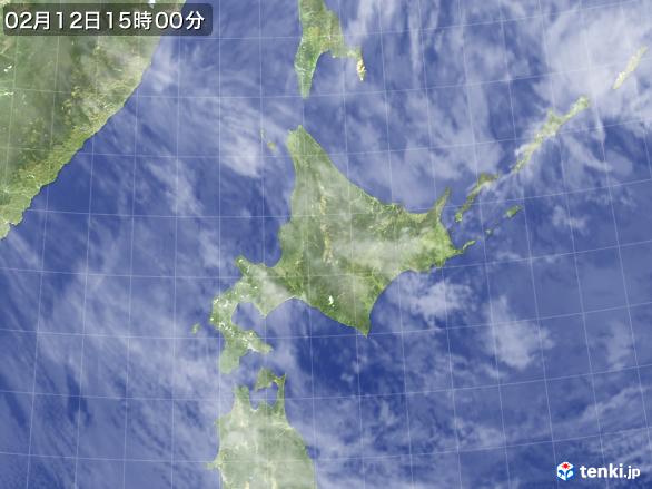 実況天気図(2017年02月12日)