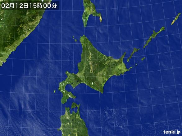 実況天気図(2017年02月12日)