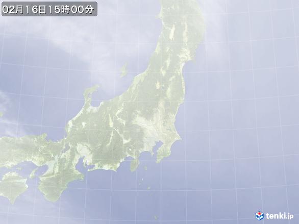 実況天気図(2017年02月16日)