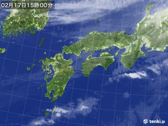 実況天気図(2017年02月17日)
