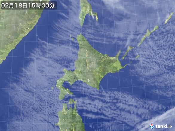 実況天気図(2017年02月18日)