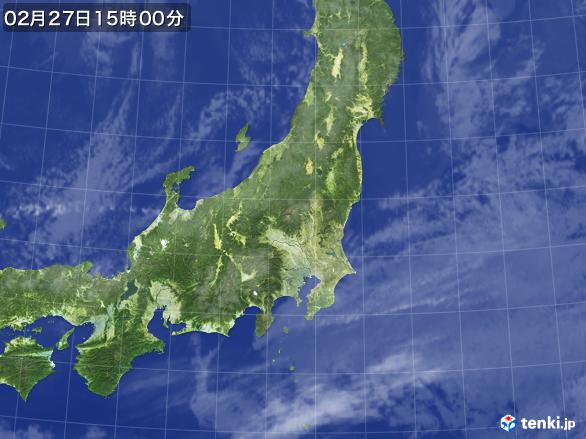実況天気図(2017年02月27日)