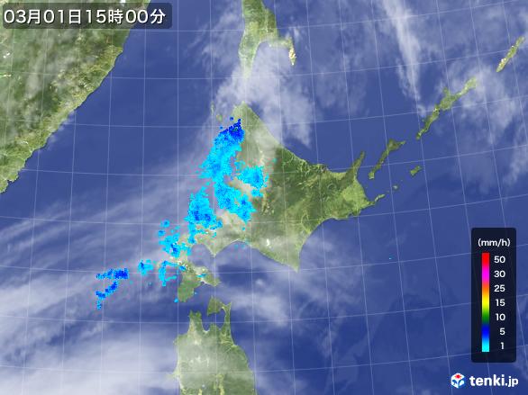 実況天気図(2017年03月01日)
