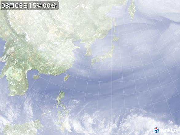 実況天気図(2017年03月05日)