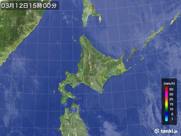 実況天気図(2017年03月12日)