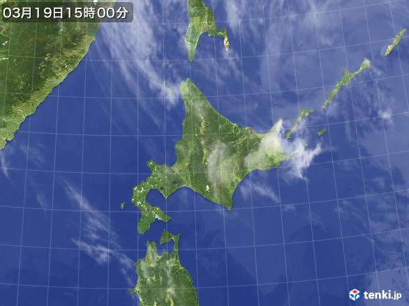 実況天気図(2017年03月19日)