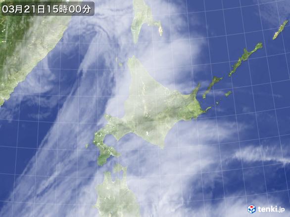 実況天気図(2017年03月21日)