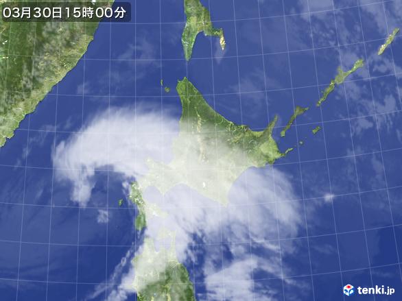 実況天気図(2017年03月30日)