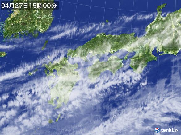 実況天気図(2017年04月27日)