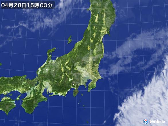 実況天気図(2017年04月28日)