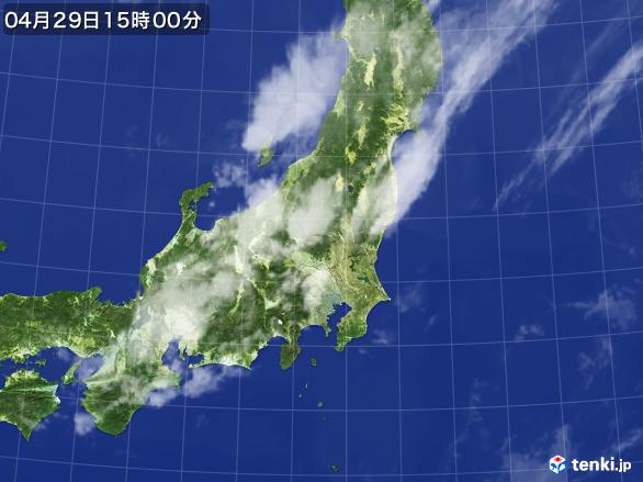 実況天気図(2017年04月29日)