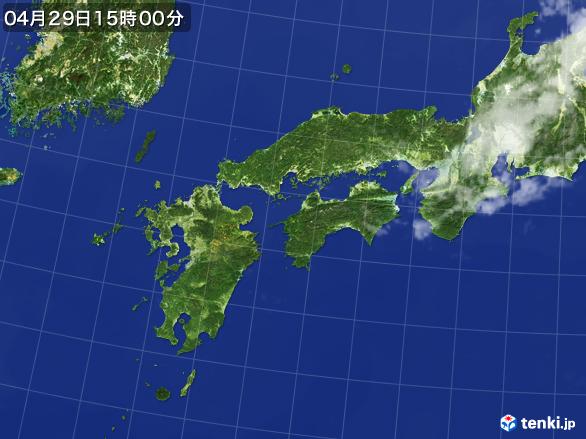実況天気図(2017年04月29日)
