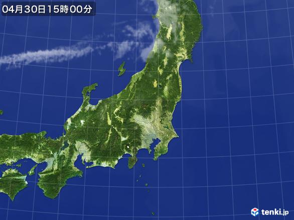 実況天気図(2017年04月30日)