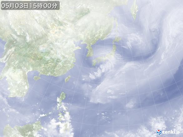 実況天気図(2017年05月03日)