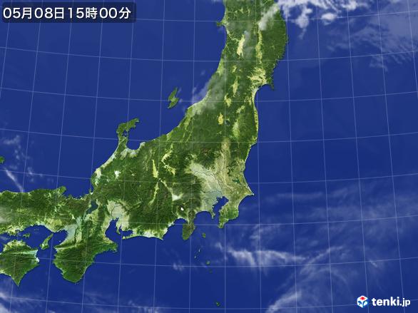 実況天気図(2017年05月08日)