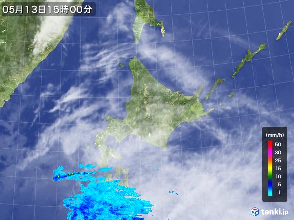 実況天気図(2017年05月13日)