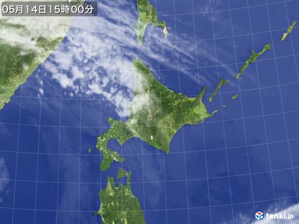 実況天気図(2017年05月14日)