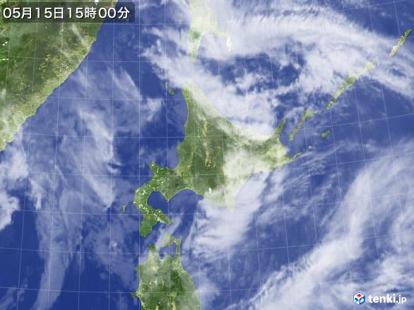 実況天気図(2017年05月15日)