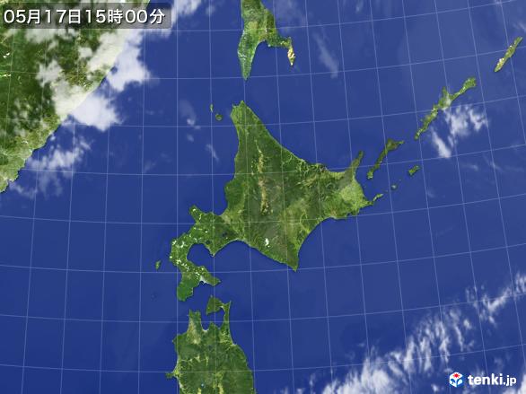 実況天気図(2017年05月17日)