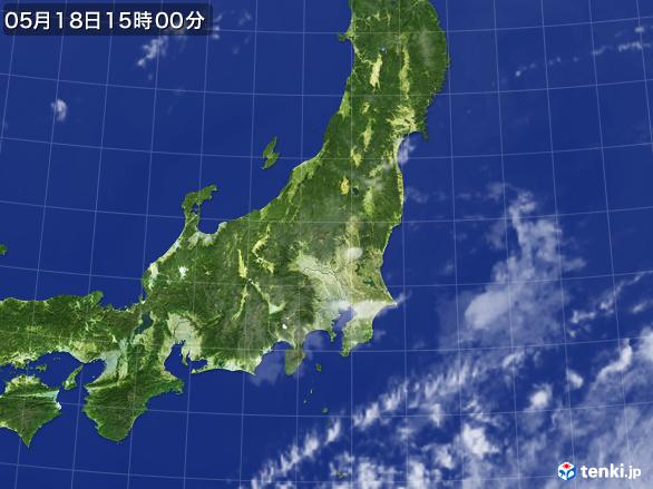 実況天気図(2017年05月18日)