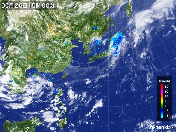 実況天気図(2017年05月26日)