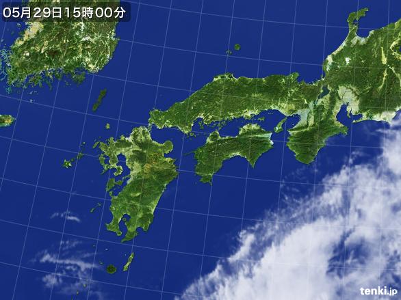 実況天気図(2017年05月29日)