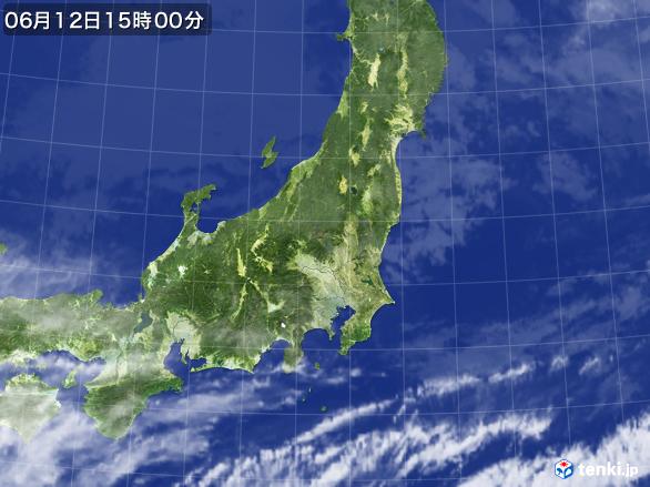 実況天気図(2017年06月12日)