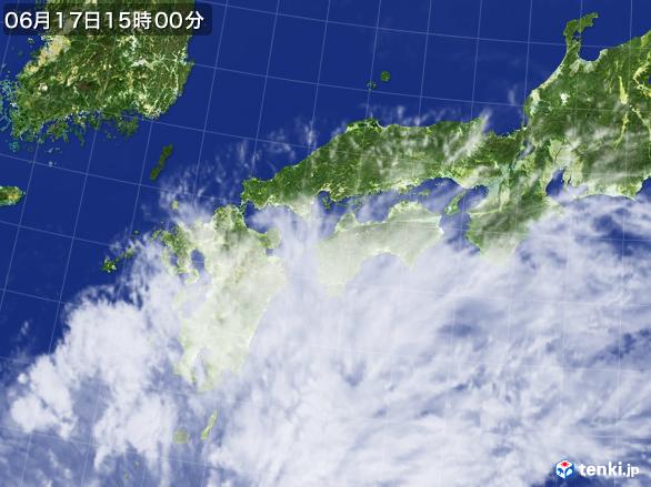 実況天気図(2017年06月17日)