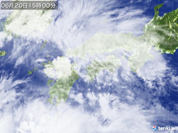 実況天気図(2017年06月20日)