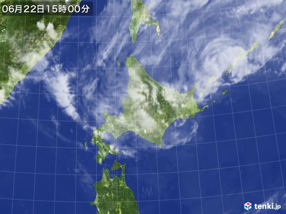 実況天気図(2017年06月22日)